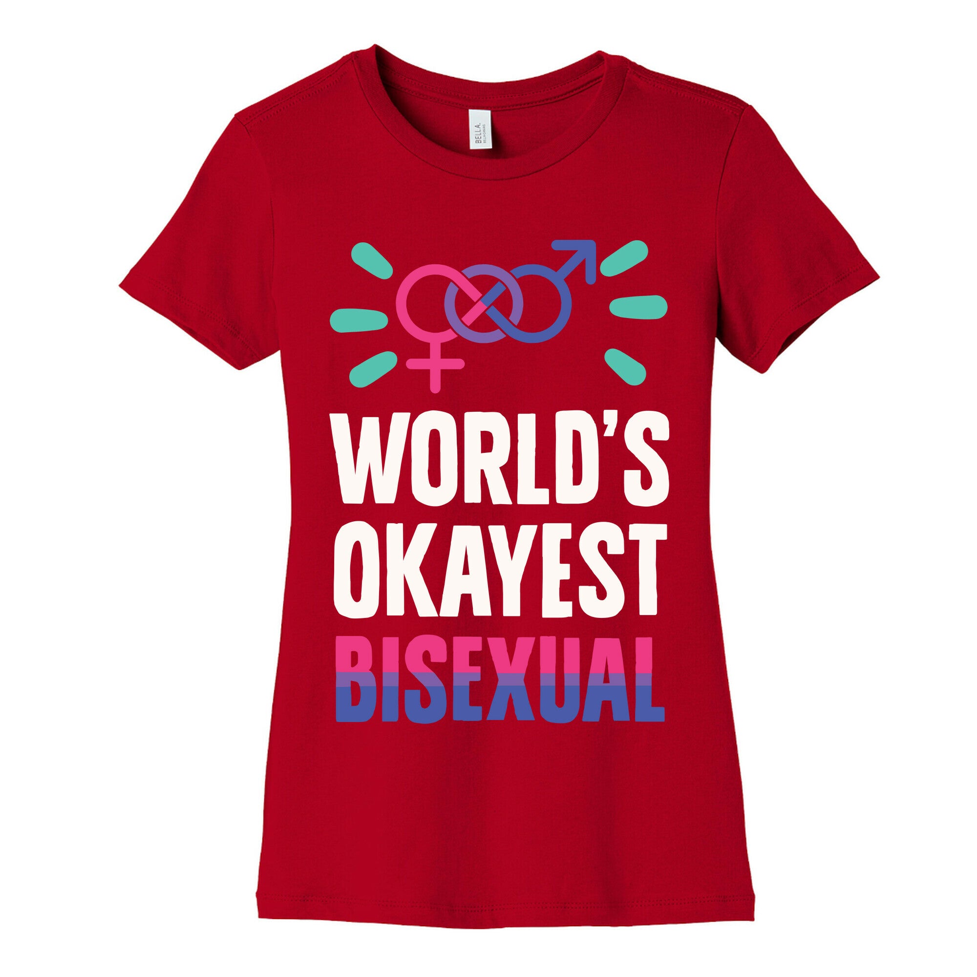 World's Okayest Bisexual Women's Cotton Tee