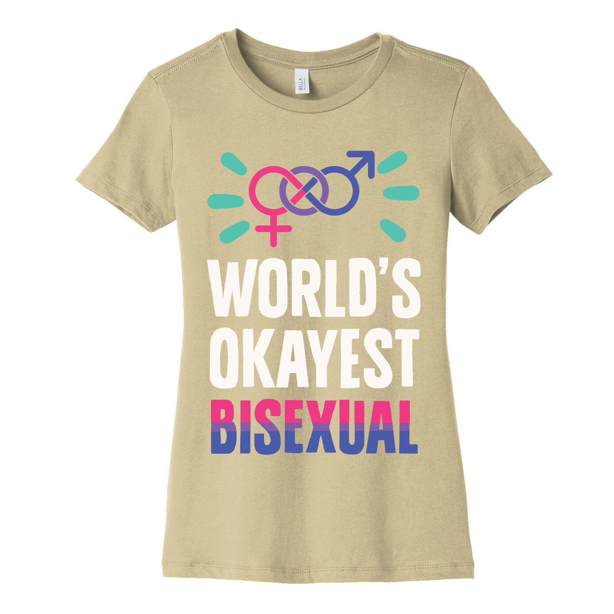 World's Okayest Bisexual Women's Cotton Tee