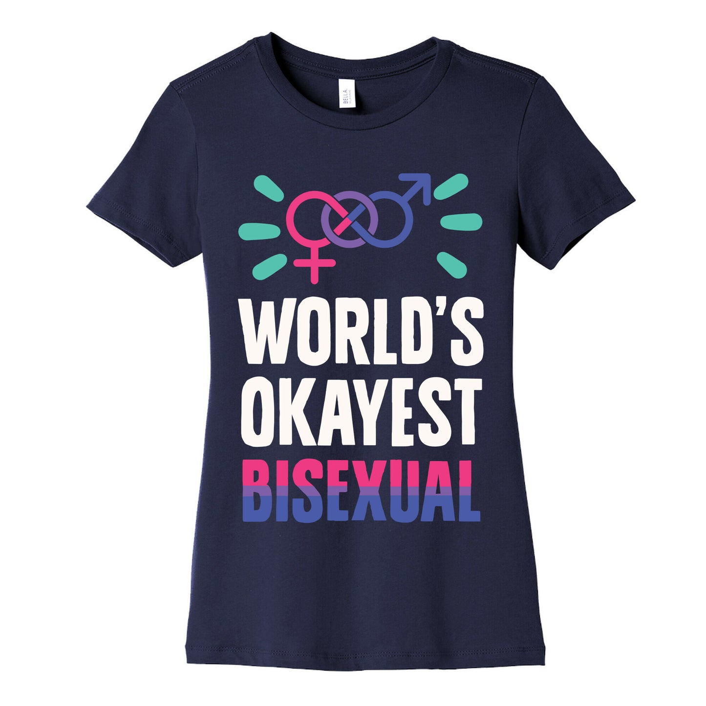 World's Okayest Bisexual Women's Cotton Tee