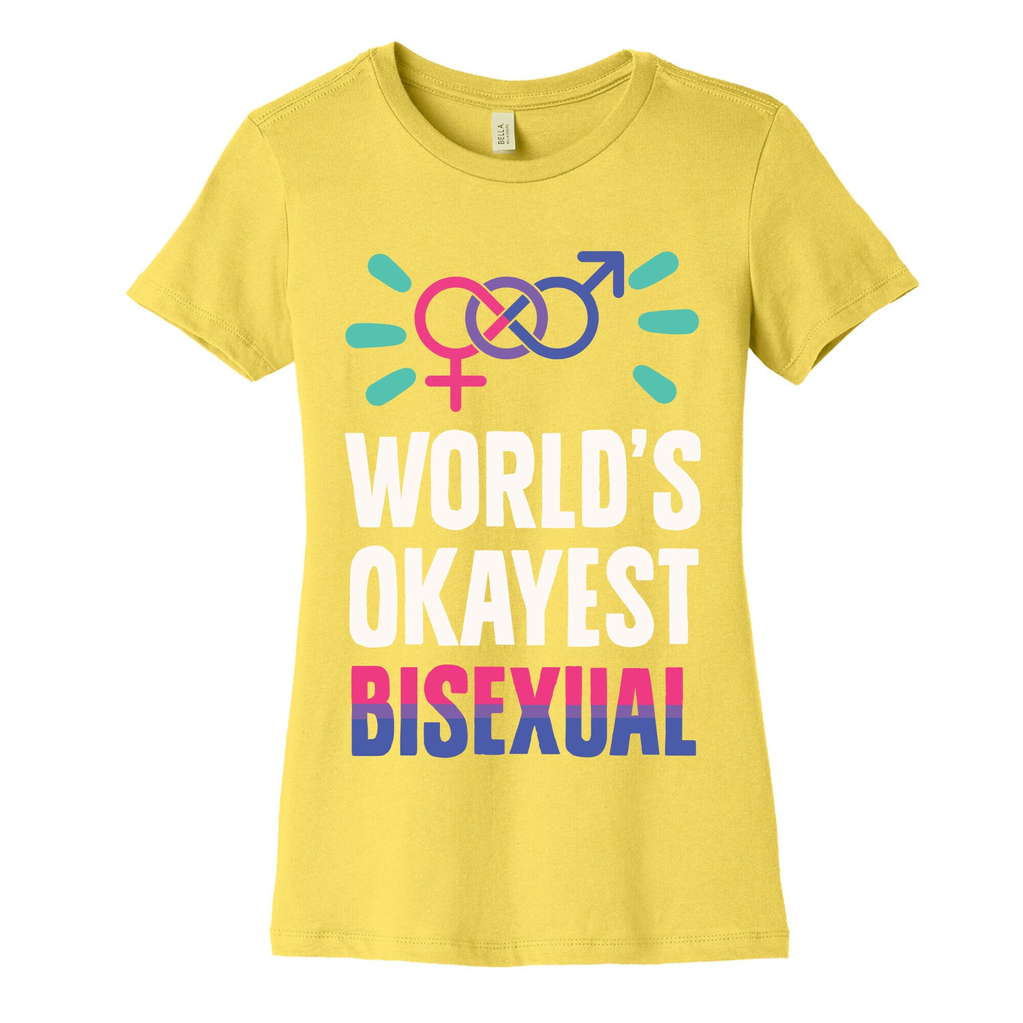 World's Okayest Bisexual Women's Cotton Tee