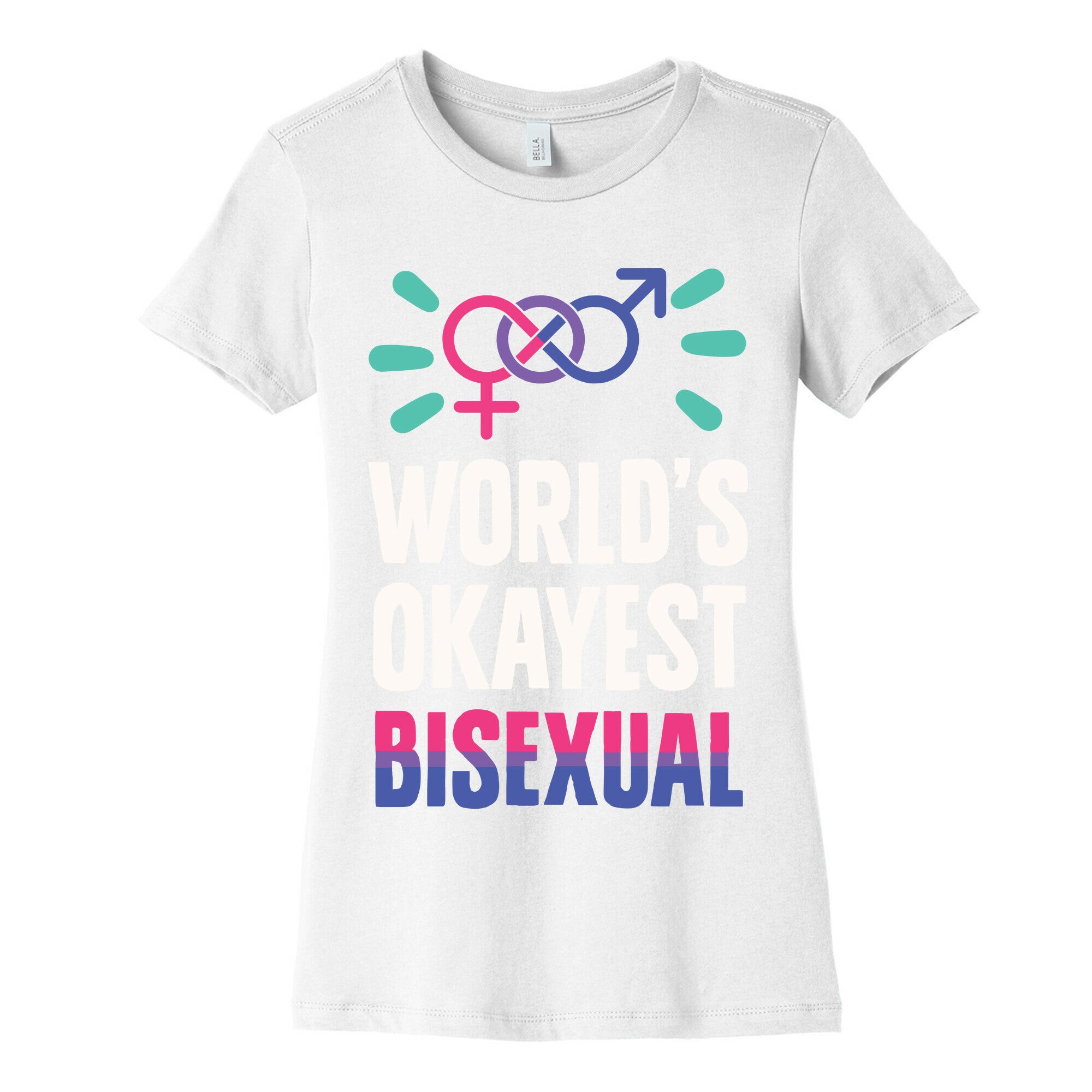 World's Okayest Bisexual Women's Cotton Tee