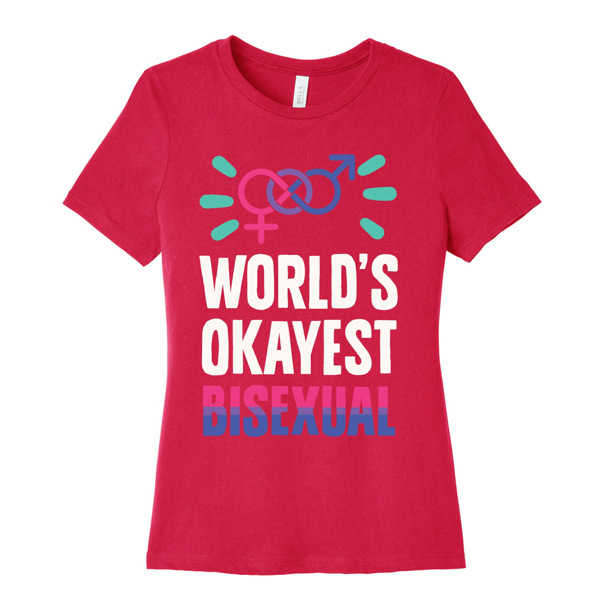 World's Okayest Bisexual Women's Cotton Tee