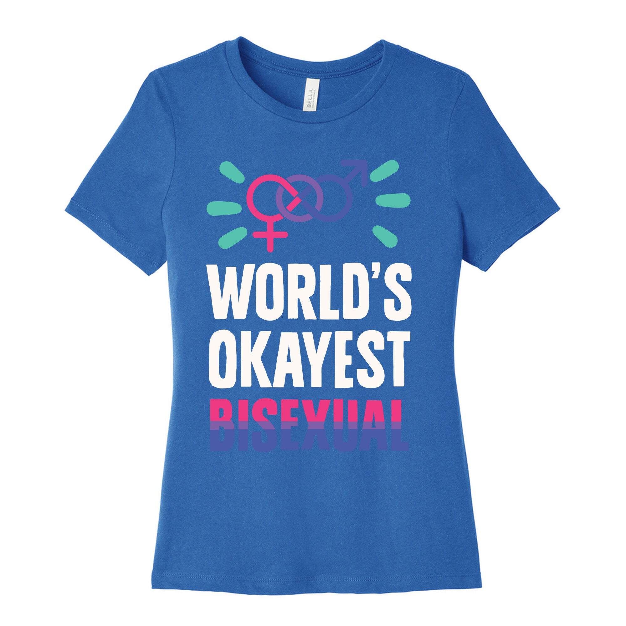 World's Okayest Bisexual Women's Cotton Tee