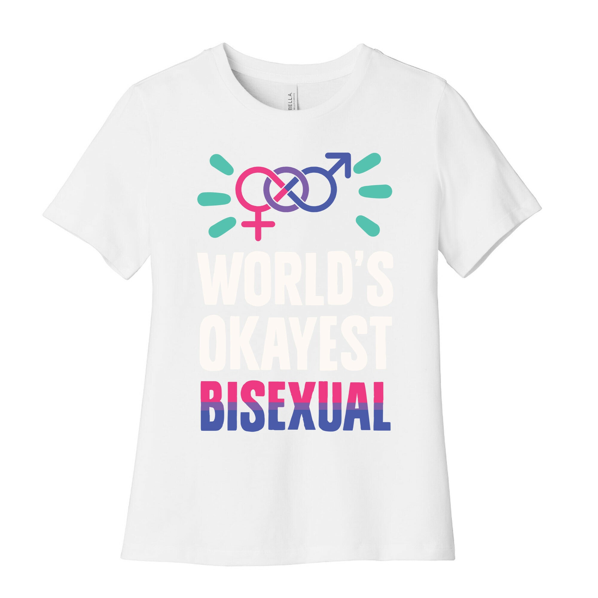 World's Okayest Bisexual Women's Cotton Tee