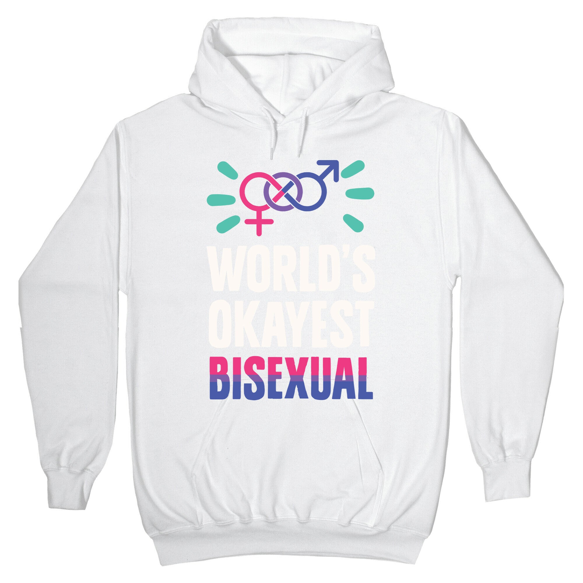 World's Okayest Bisexual Hoodie