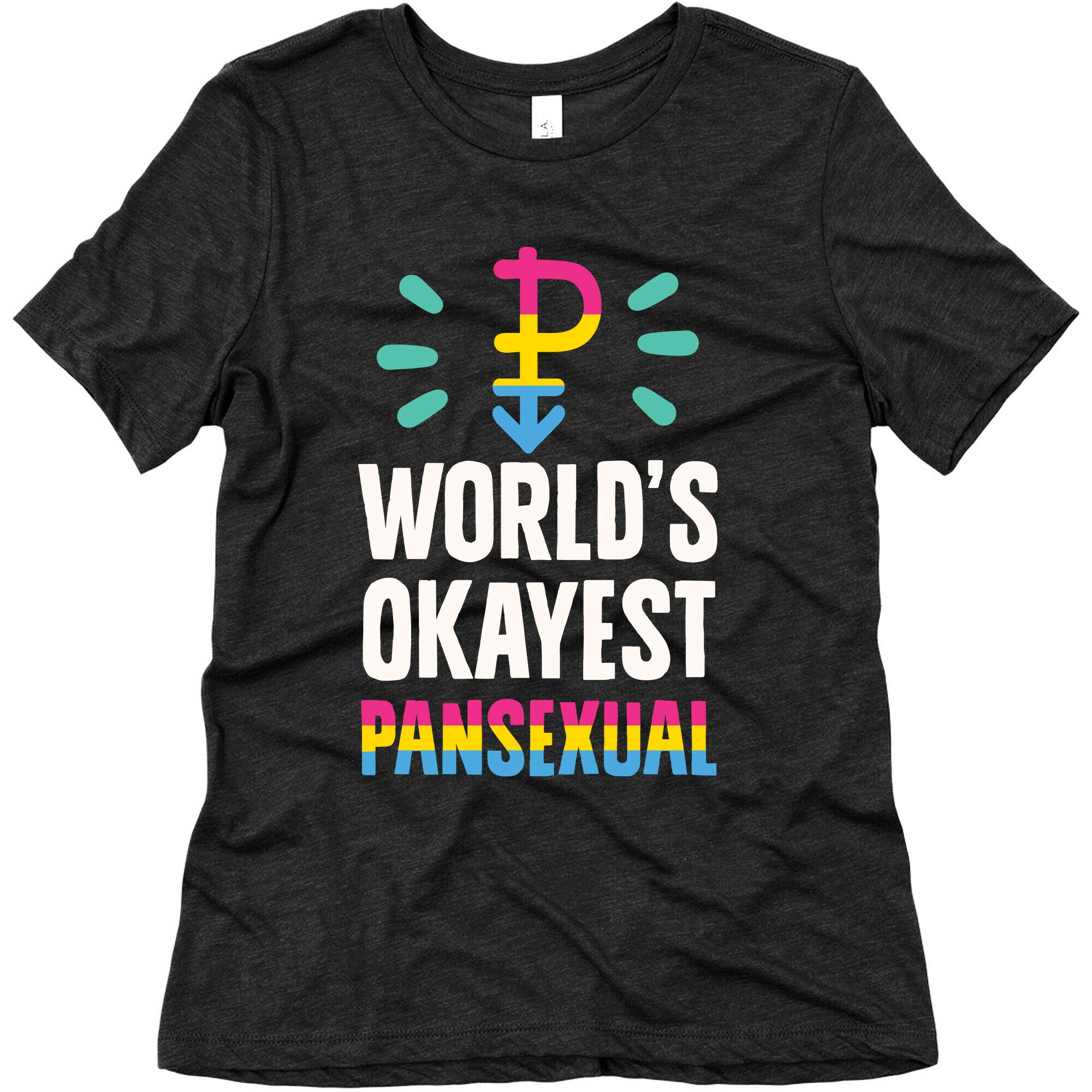 World's Okayest Pansexual Women's Triblend Tee