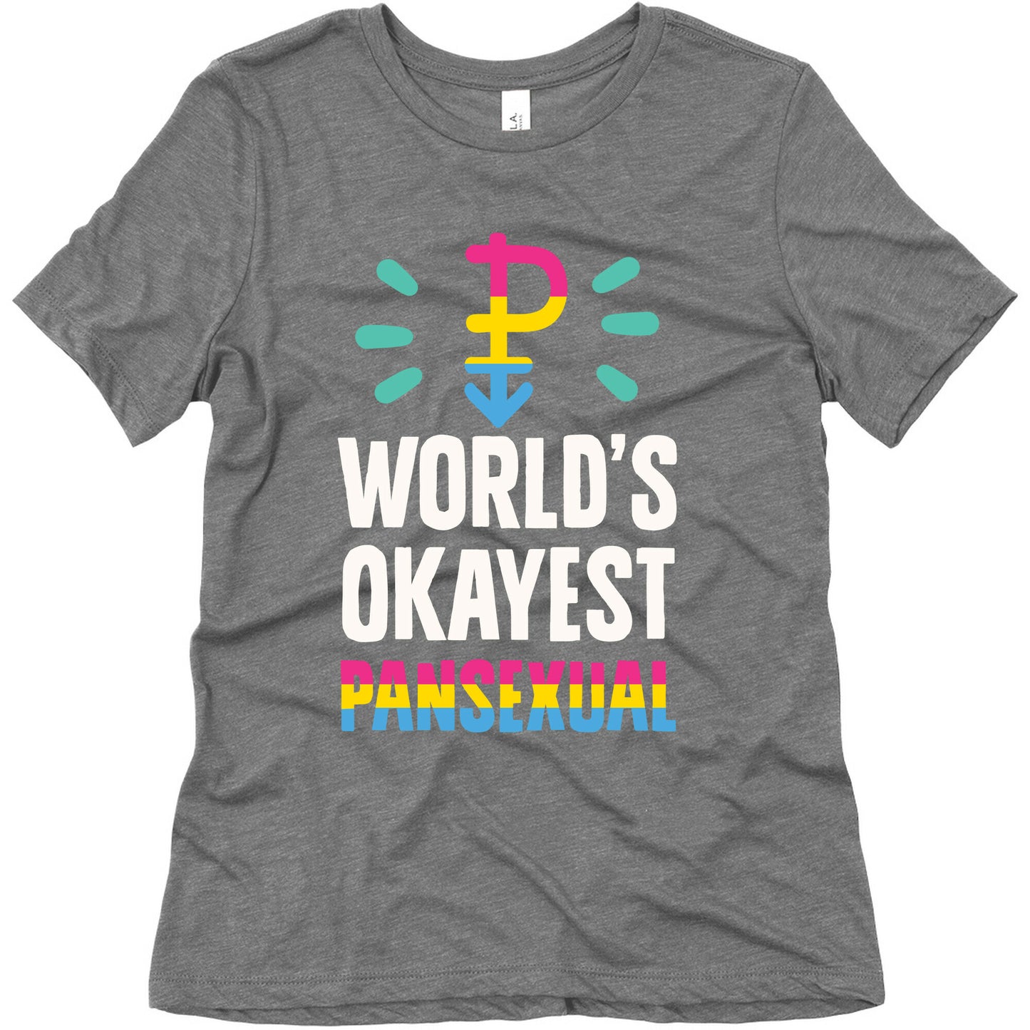 World's Okayest Pansexual Women's Triblend Tee