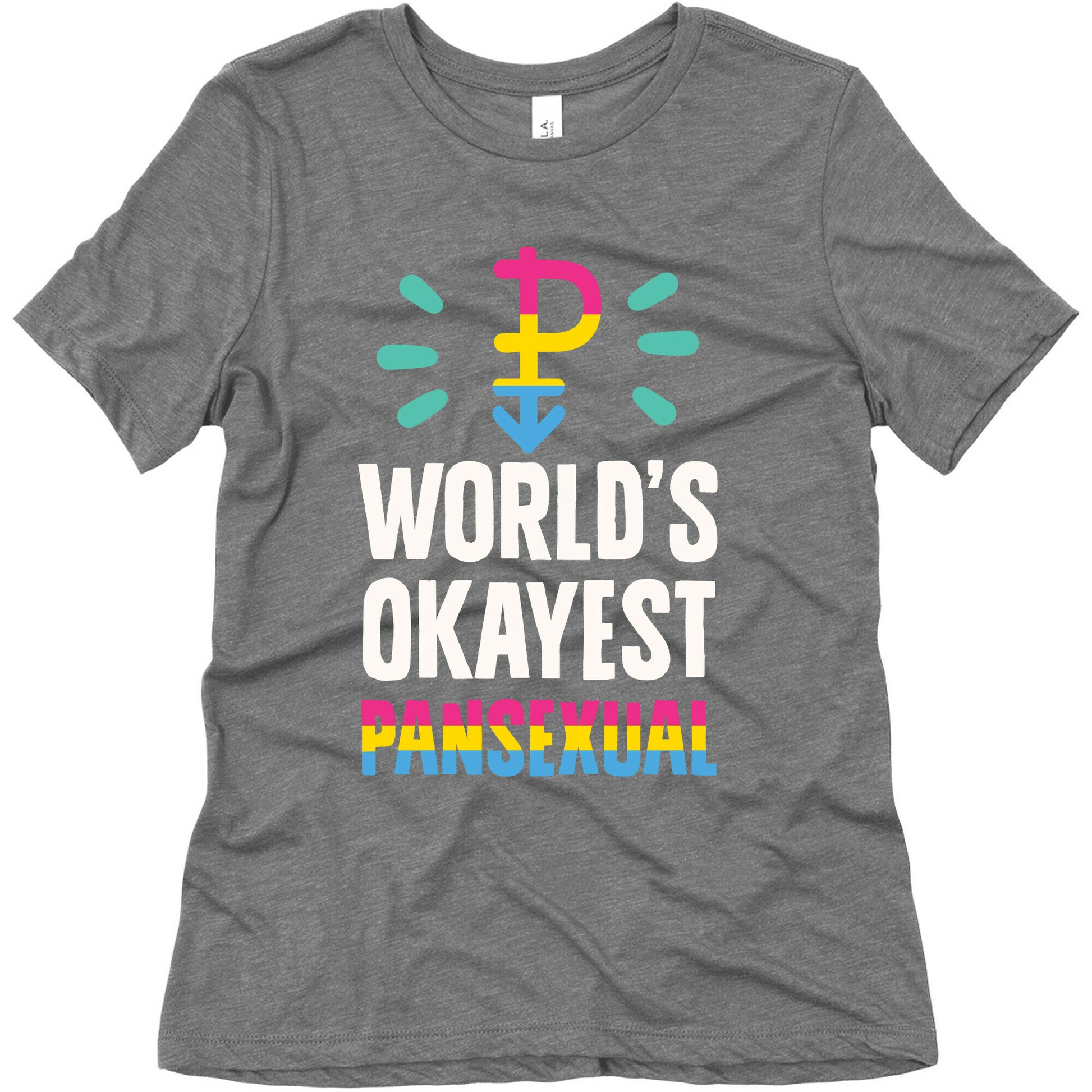 World's Okayest Pansexual Women's Triblend Tee