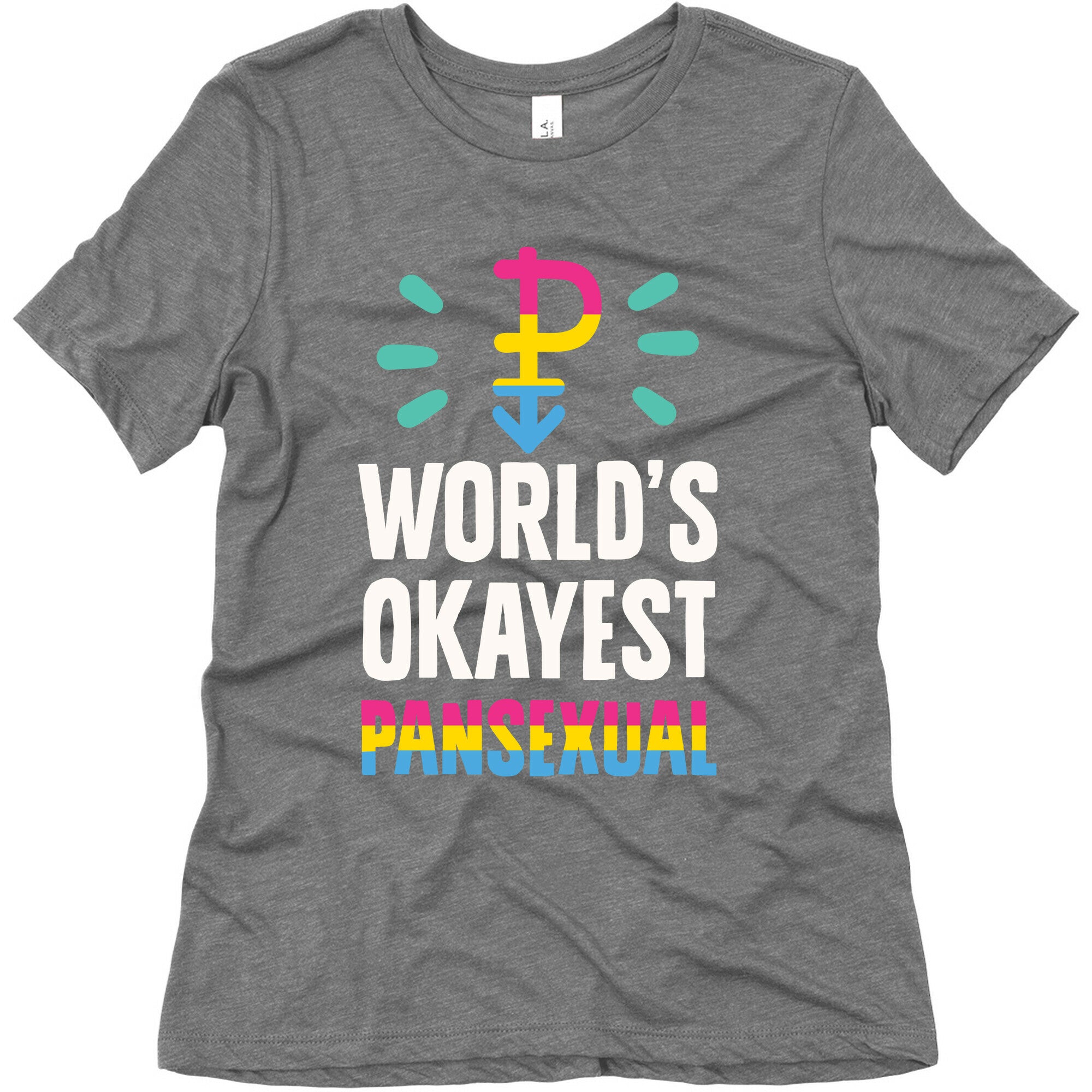 World's Okayest Pansexual Women's Triblend Tee