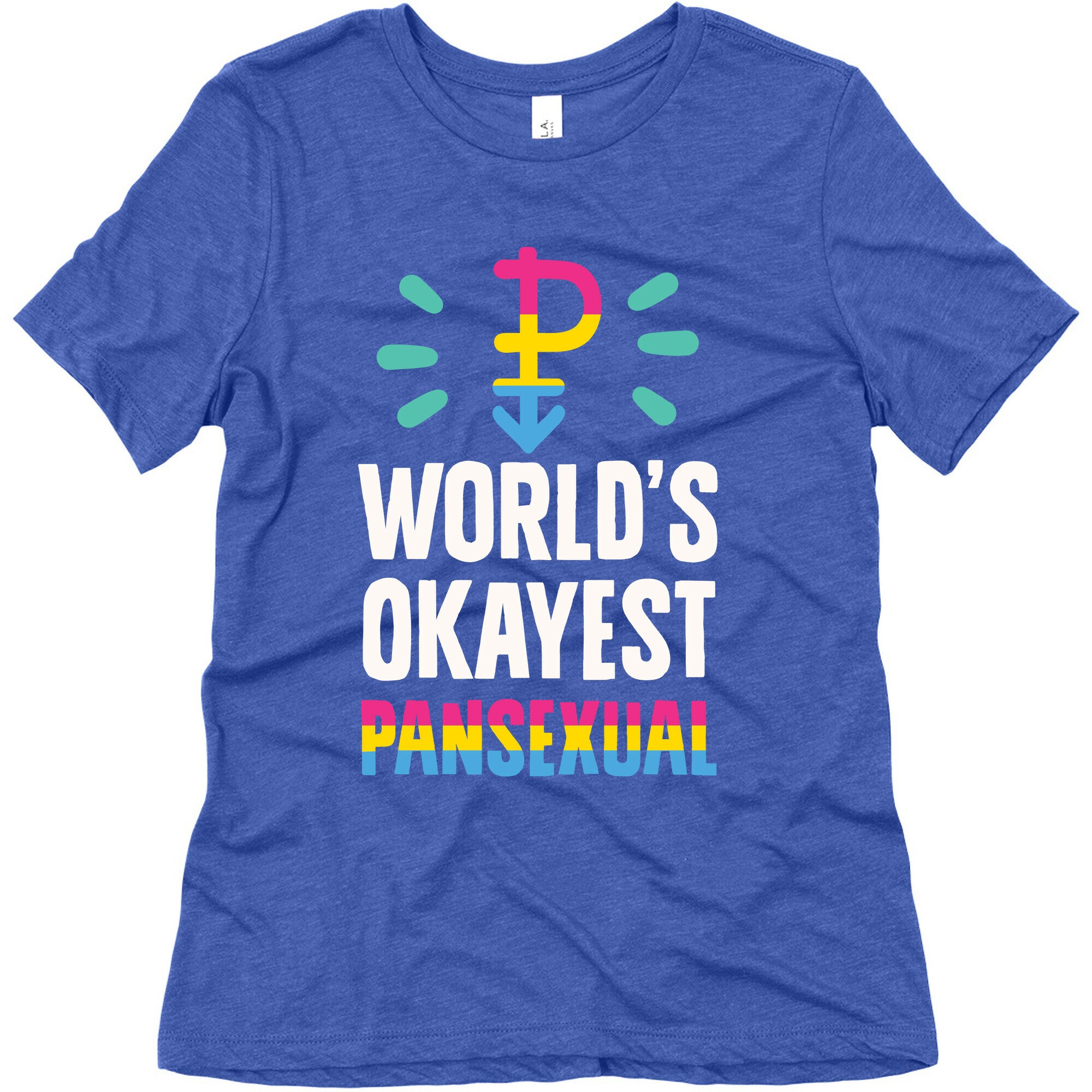 World's Okayest Pansexual Women's Triblend Tee