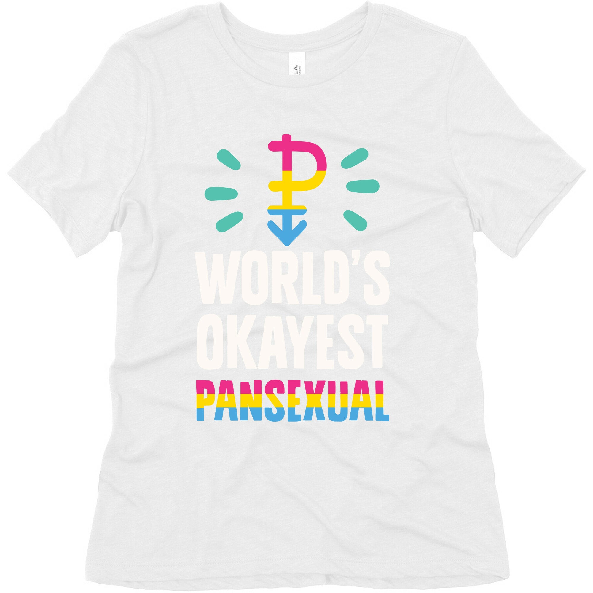World's Okayest Pansexual Women's Triblend Tee