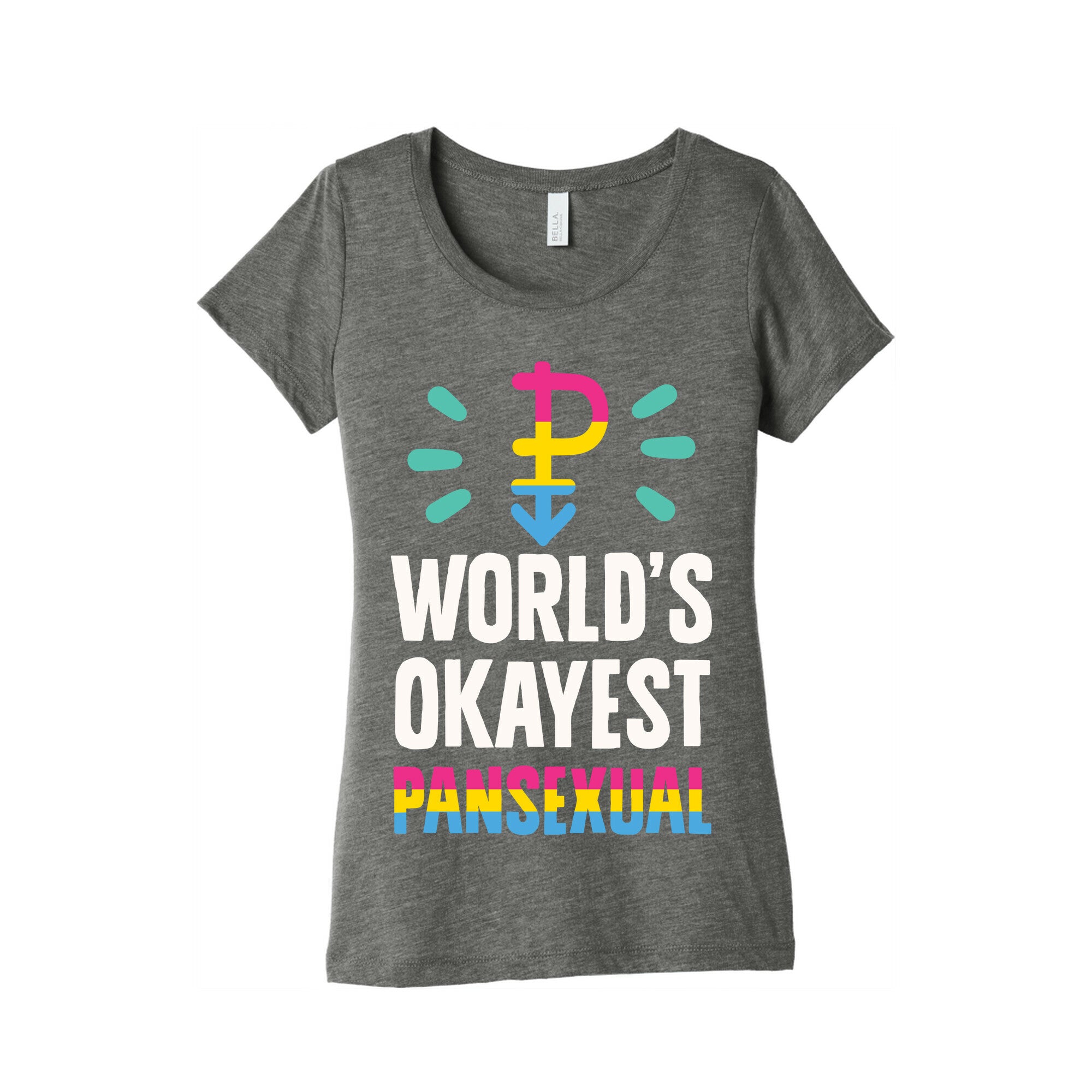 World's Okayest Pansexual Women's Triblend Tee
