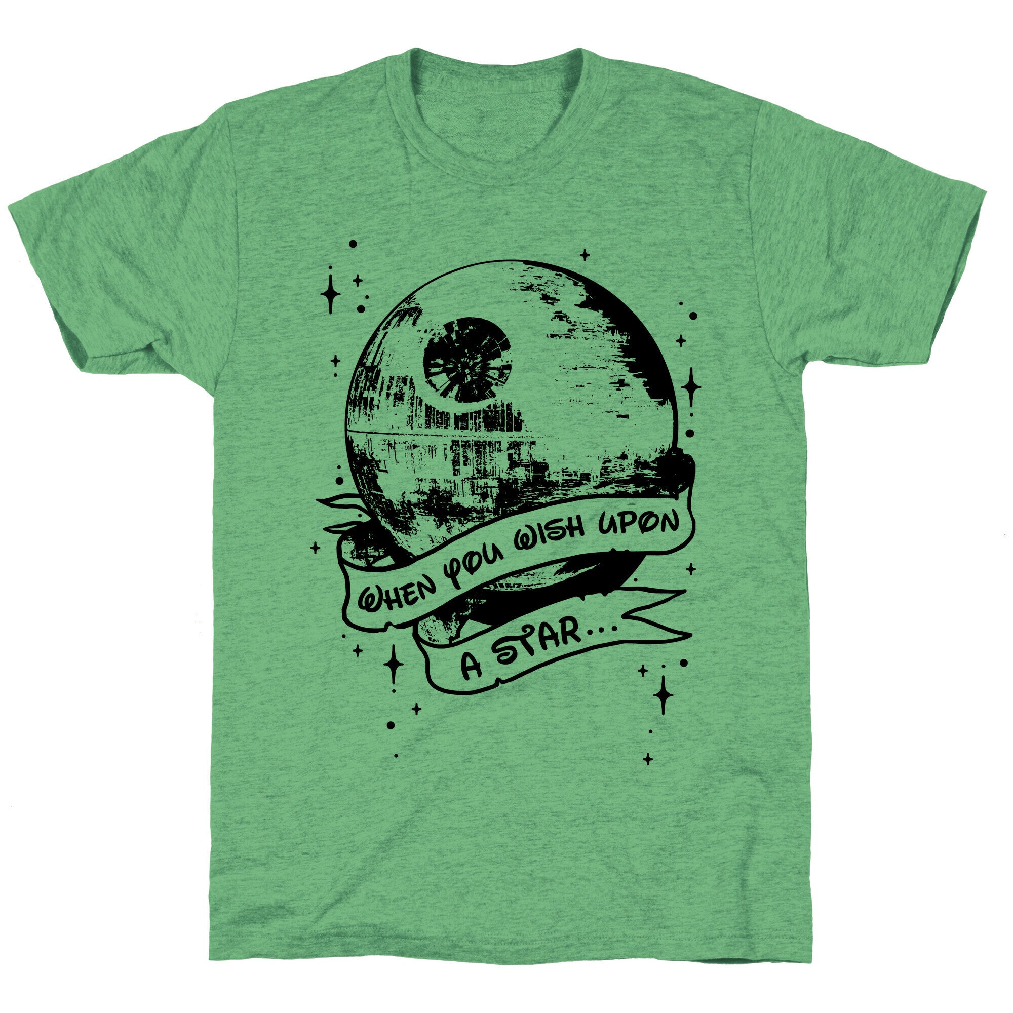When You Wish Upon A Death Star Unisex Triblend Tee