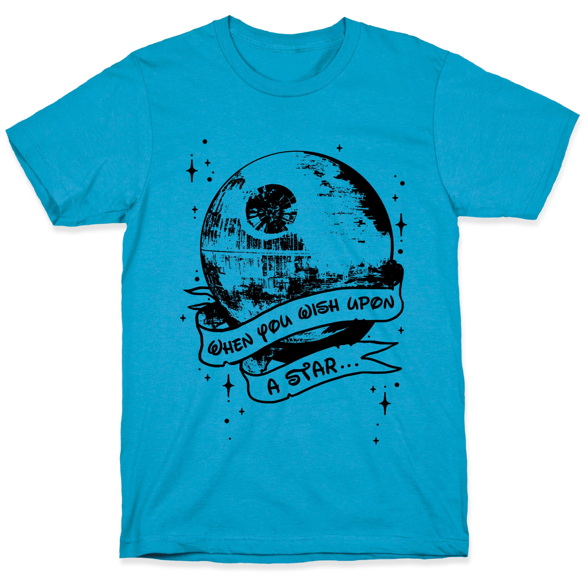When You Wish Upon A Death Star Unisex Triblend Tee
