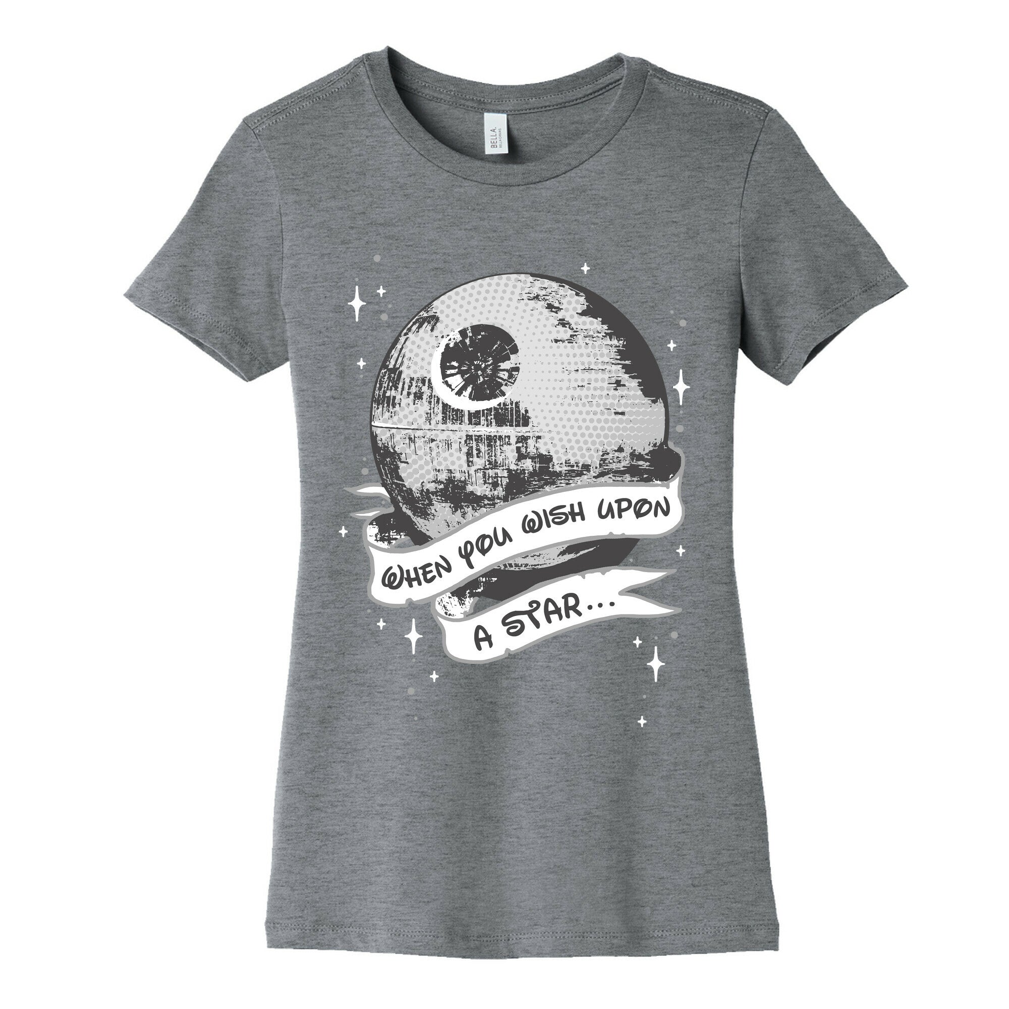 When You Wish Upon A Death Star Women's Cotton Tee