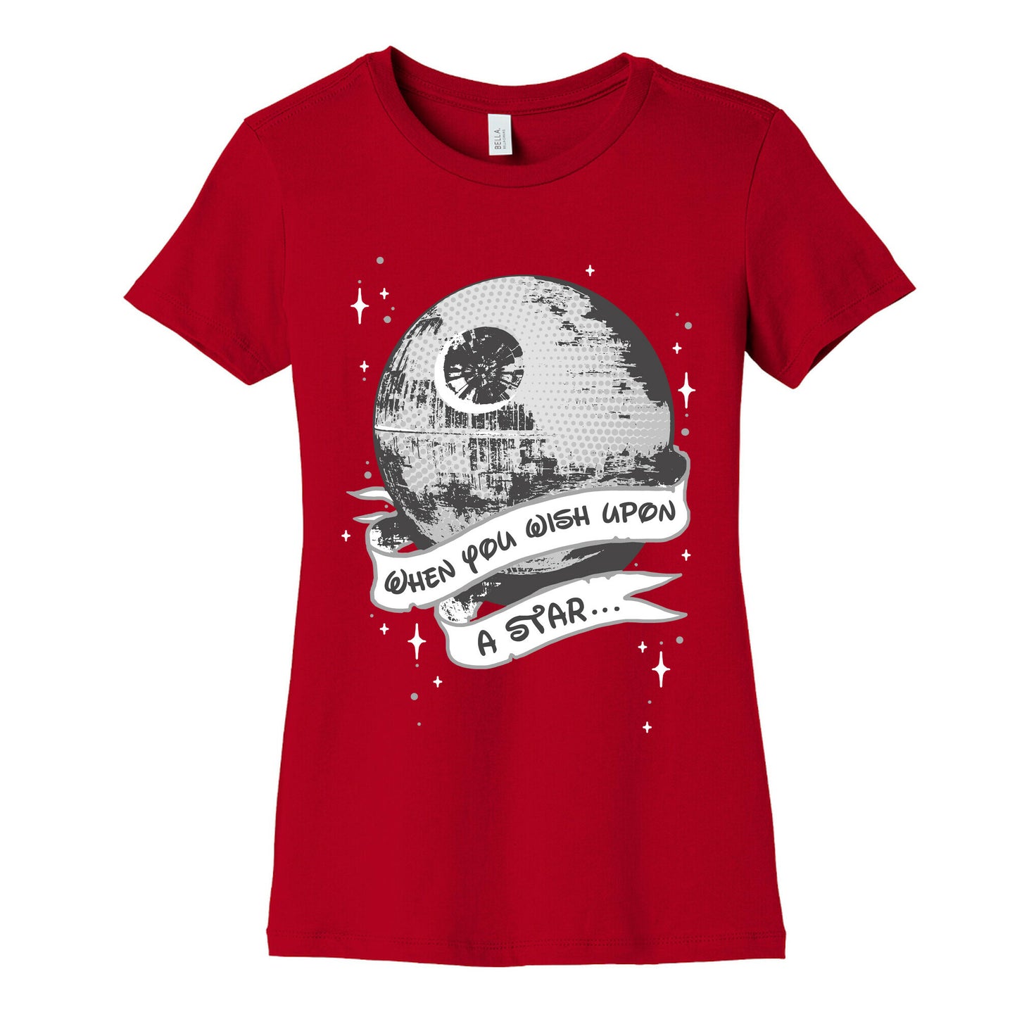 When You Wish Upon A Death Star Women's Cotton Tee