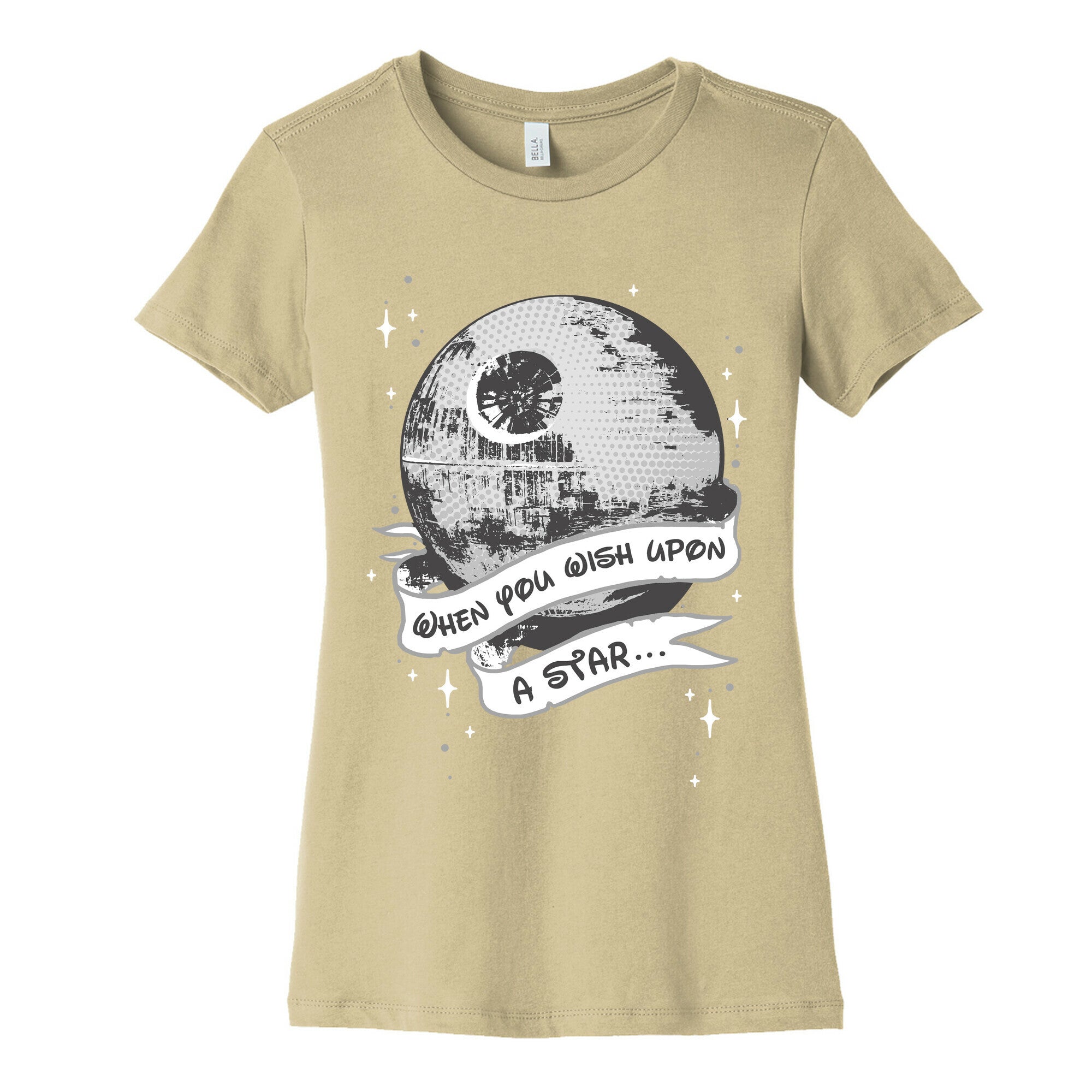 When You Wish Upon A Death Star Women's Cotton Tee