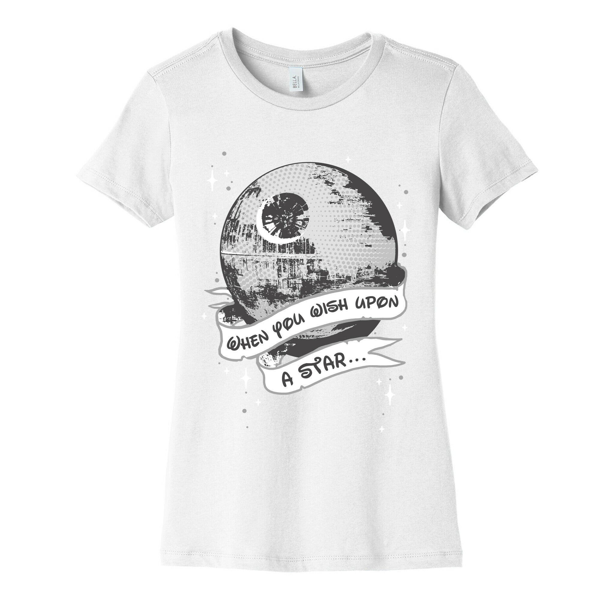 When You Wish Upon A Death Star Women's Cotton Tee