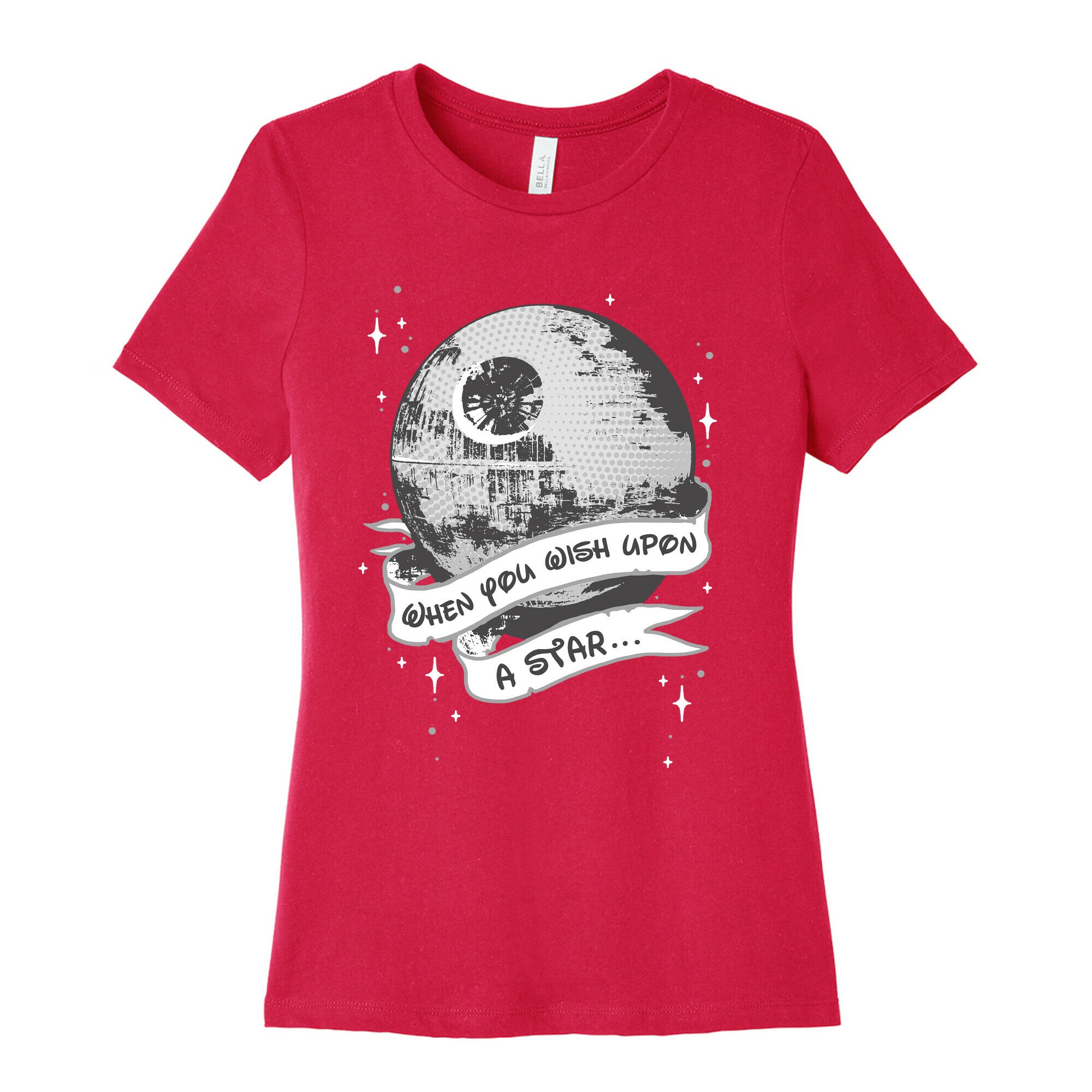 When You Wish Upon A Death Star Women's Cotton Tee