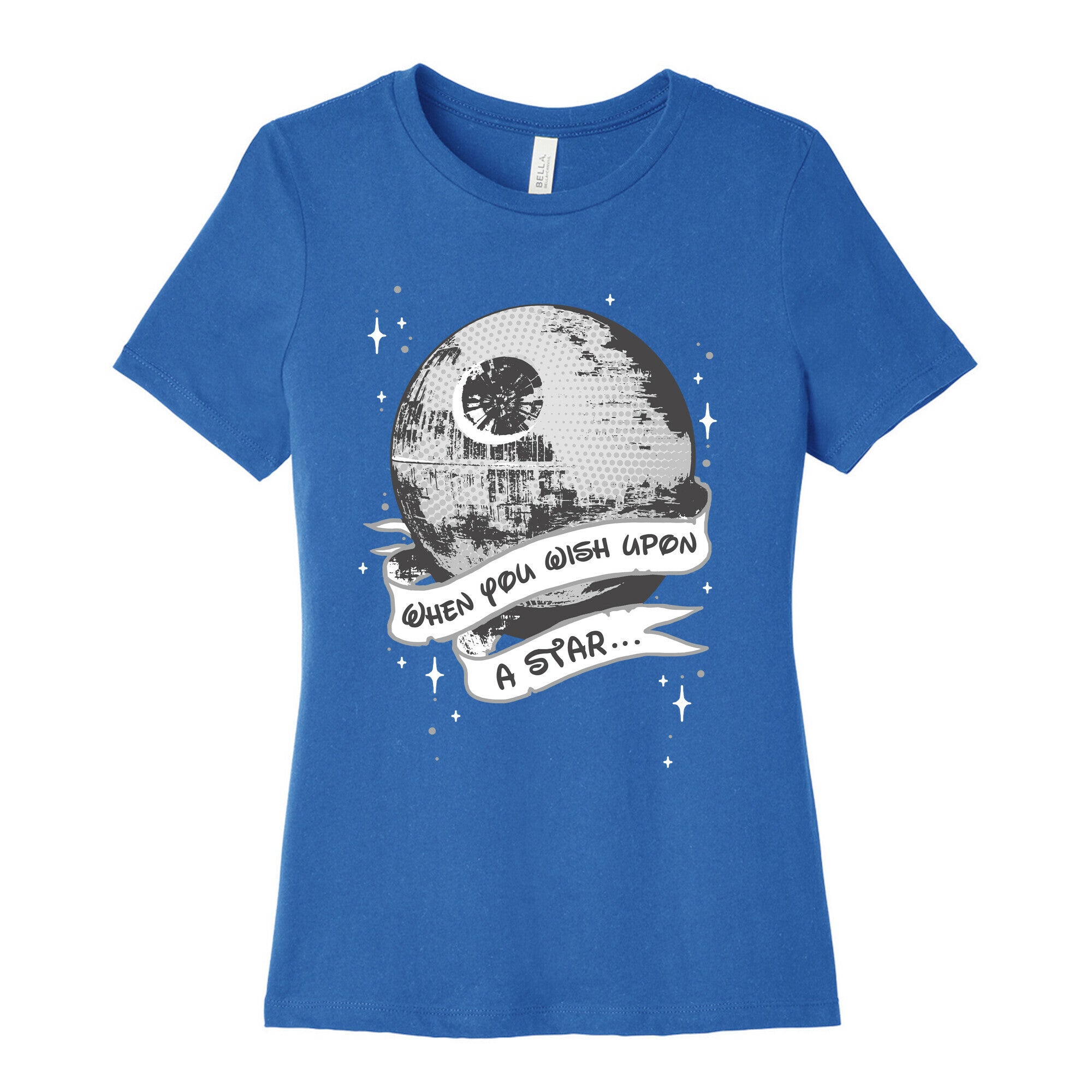 When You Wish Upon A Death Star Women's Cotton Tee