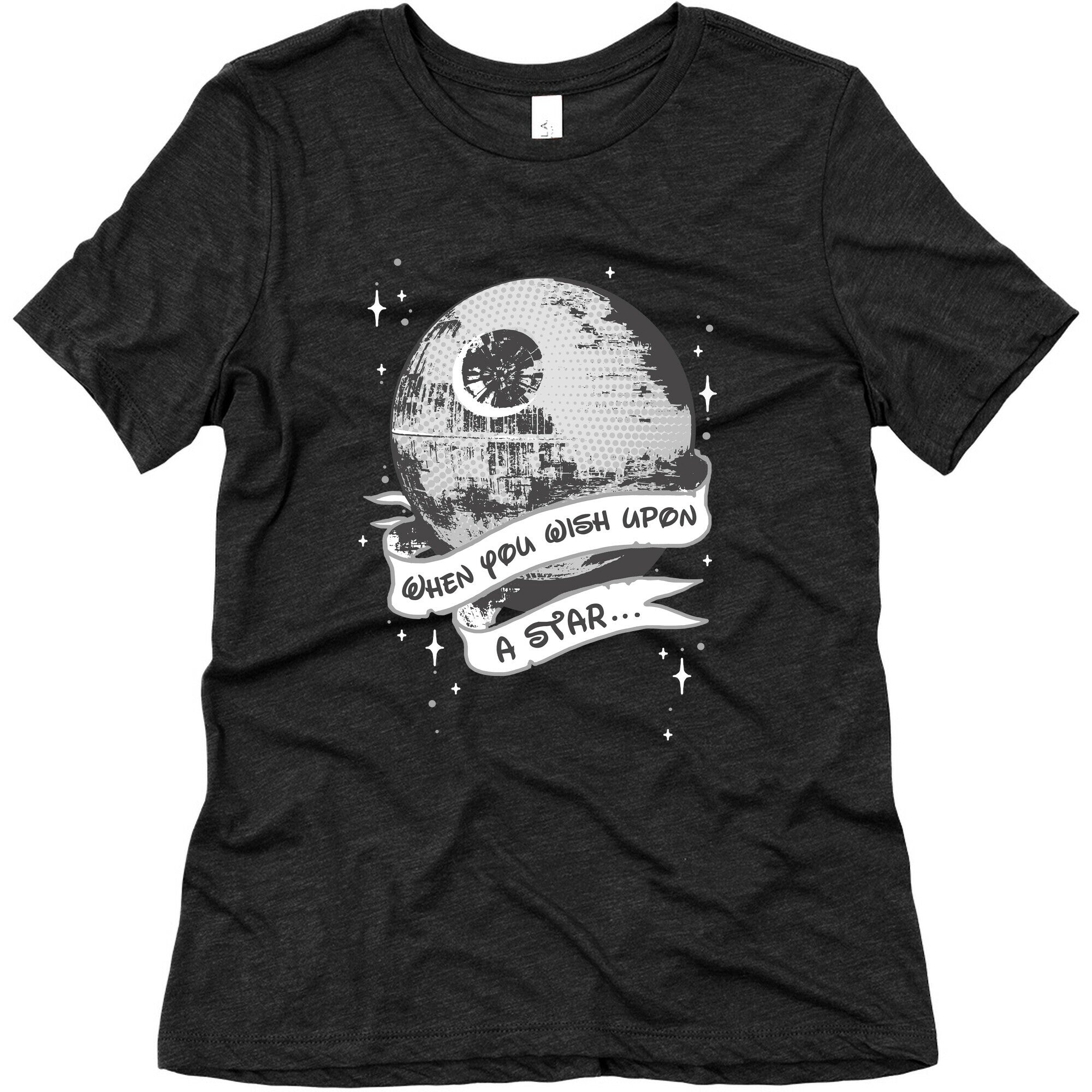 When You Wish Upon A Death Star Women's Triblend Tee