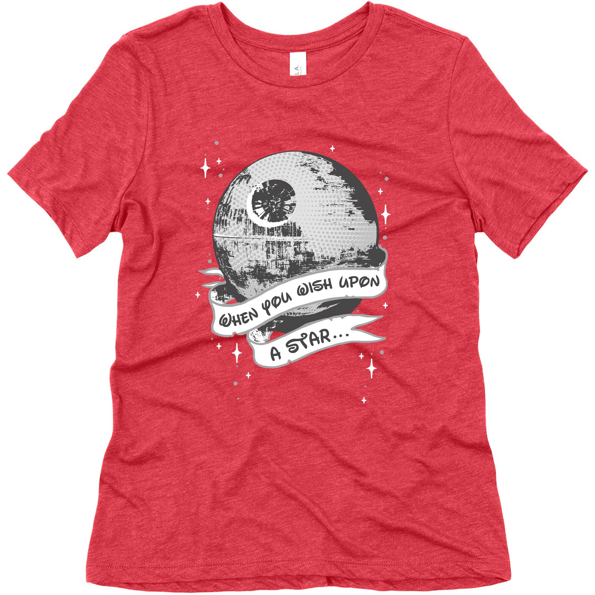 When You Wish Upon A Death Star Women's Triblend Tee