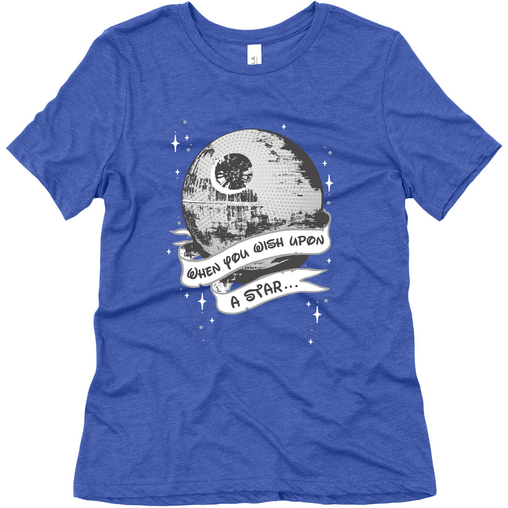 When You Wish Upon A Death Star Women's Triblend Tee