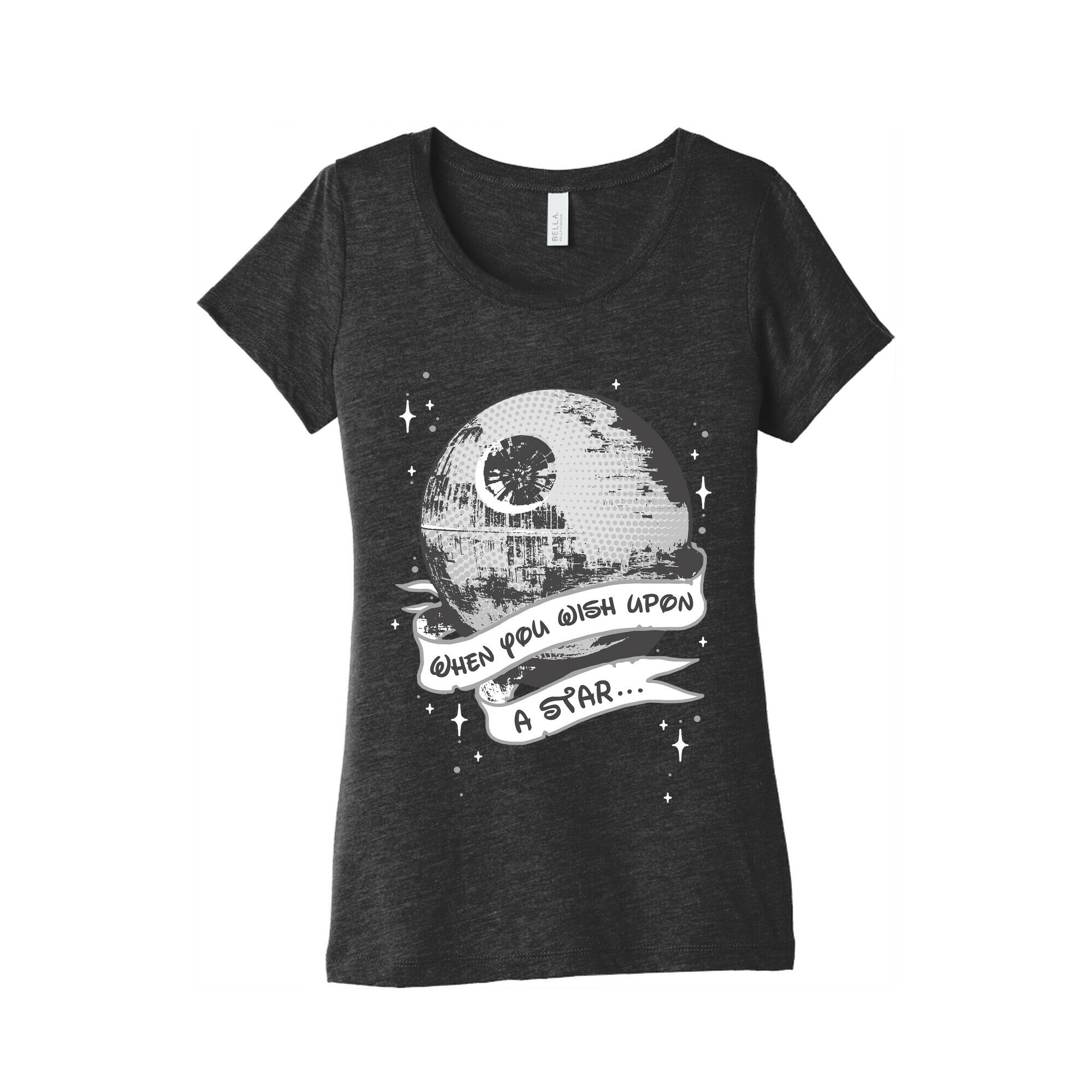 When You Wish Upon A Death Star Women's Triblend Tee