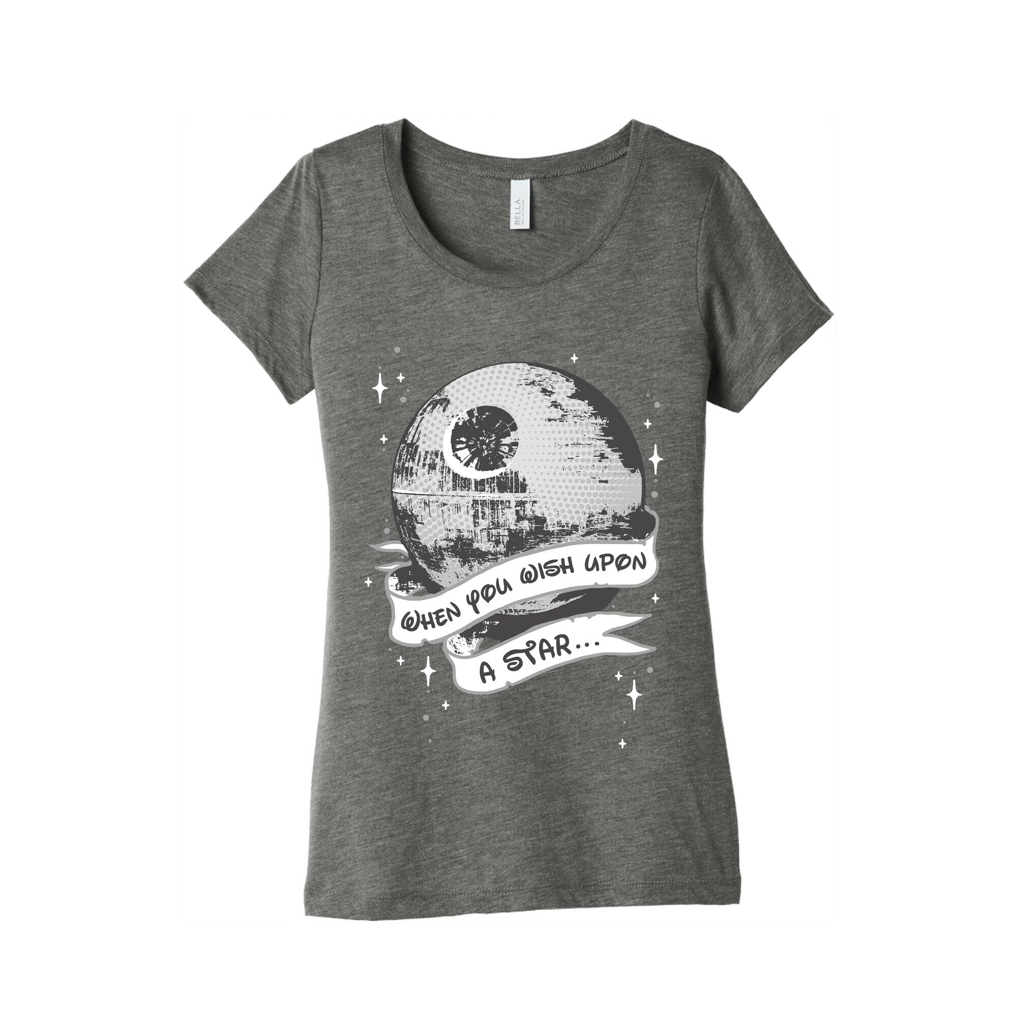 When You Wish Upon A Death Star Women's Triblend Tee