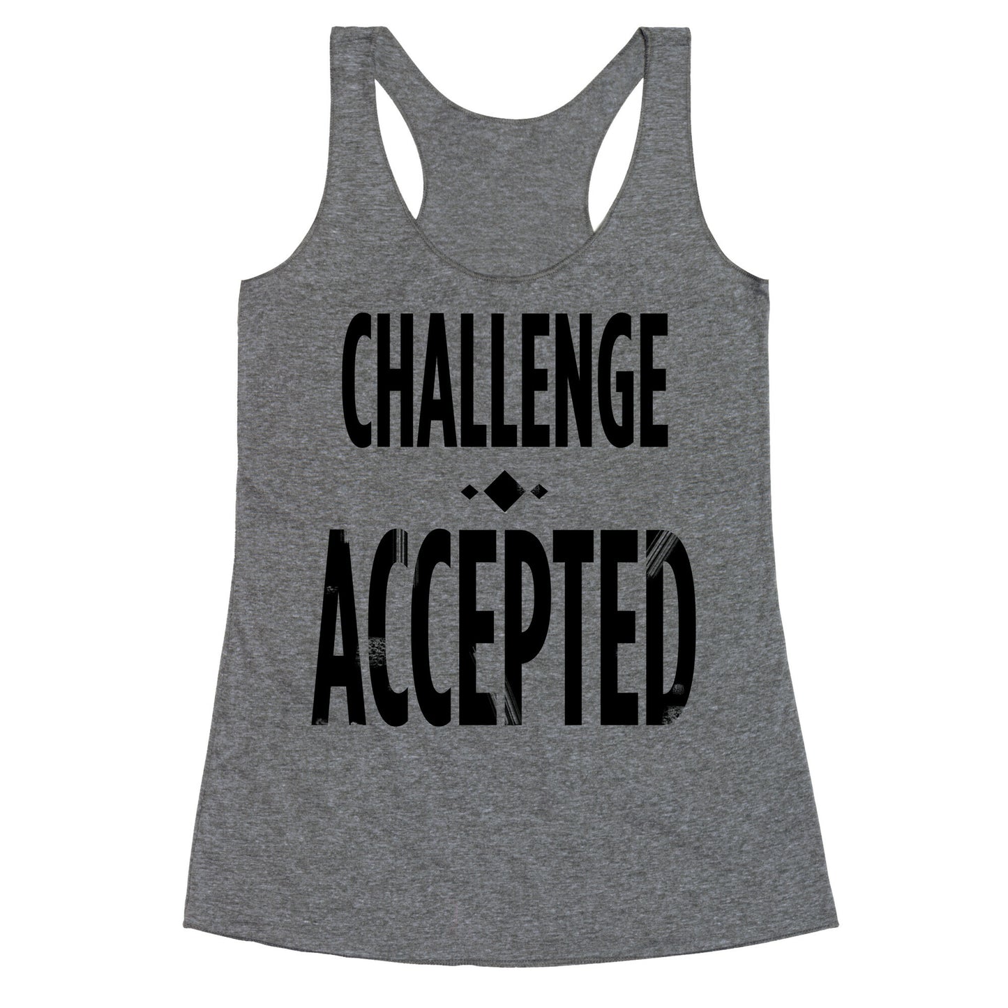 Challenge Accepted Racerback Tank