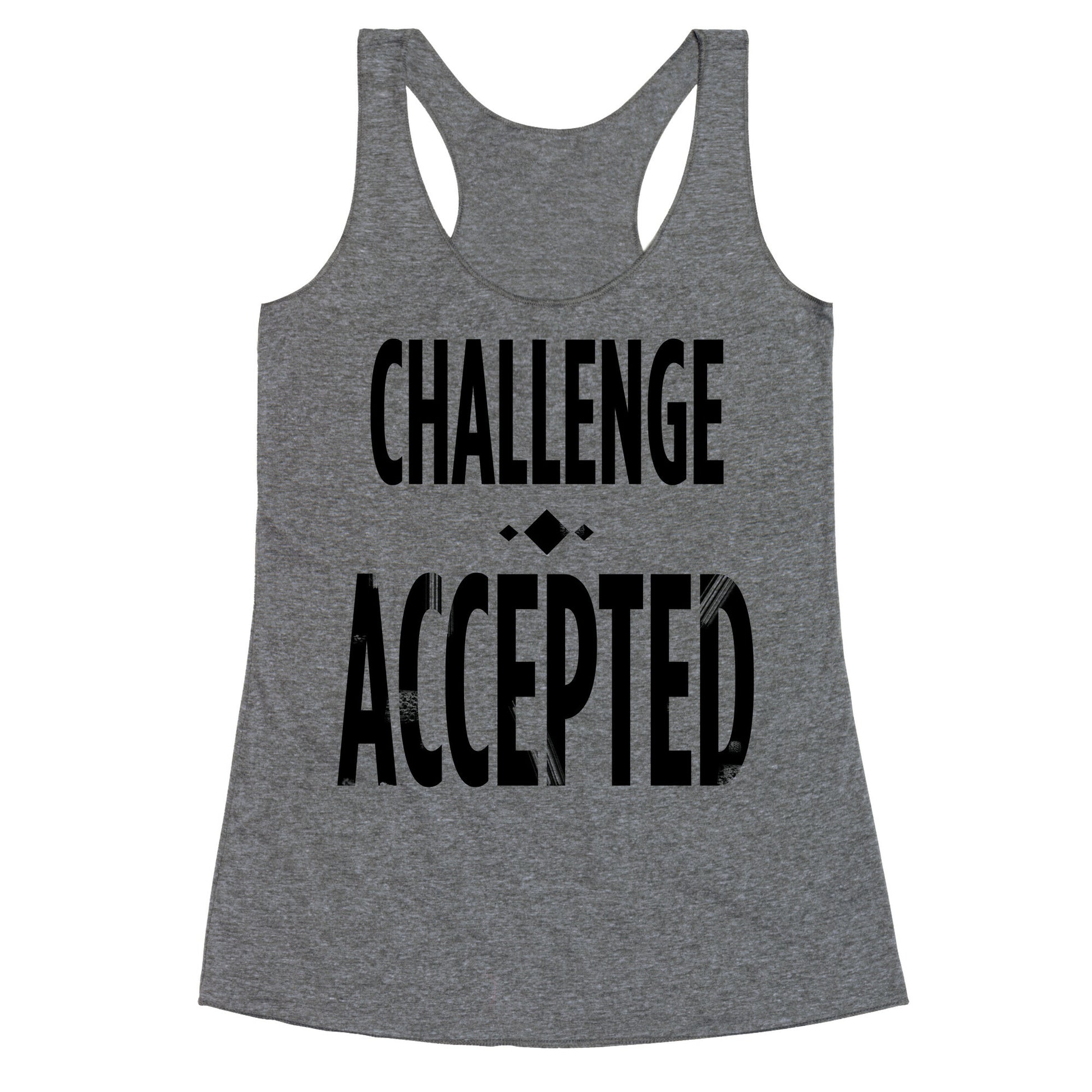 Challenge Accepted Racerback Tank