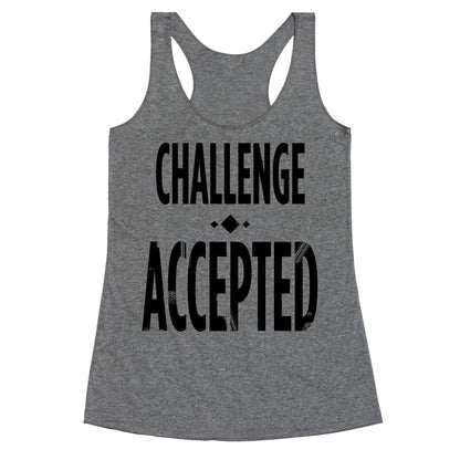 Challenge Accepted Racerback Tank