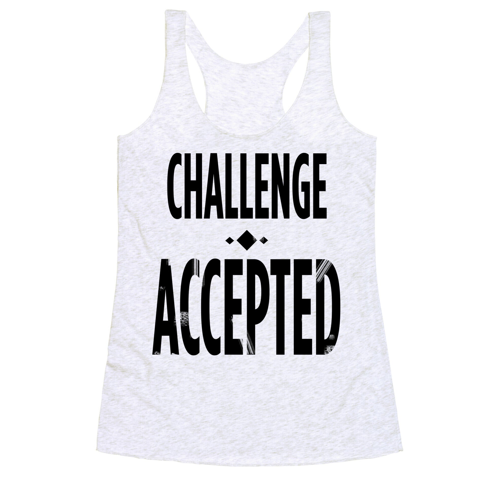 Challenge Accepted Racerback Tank