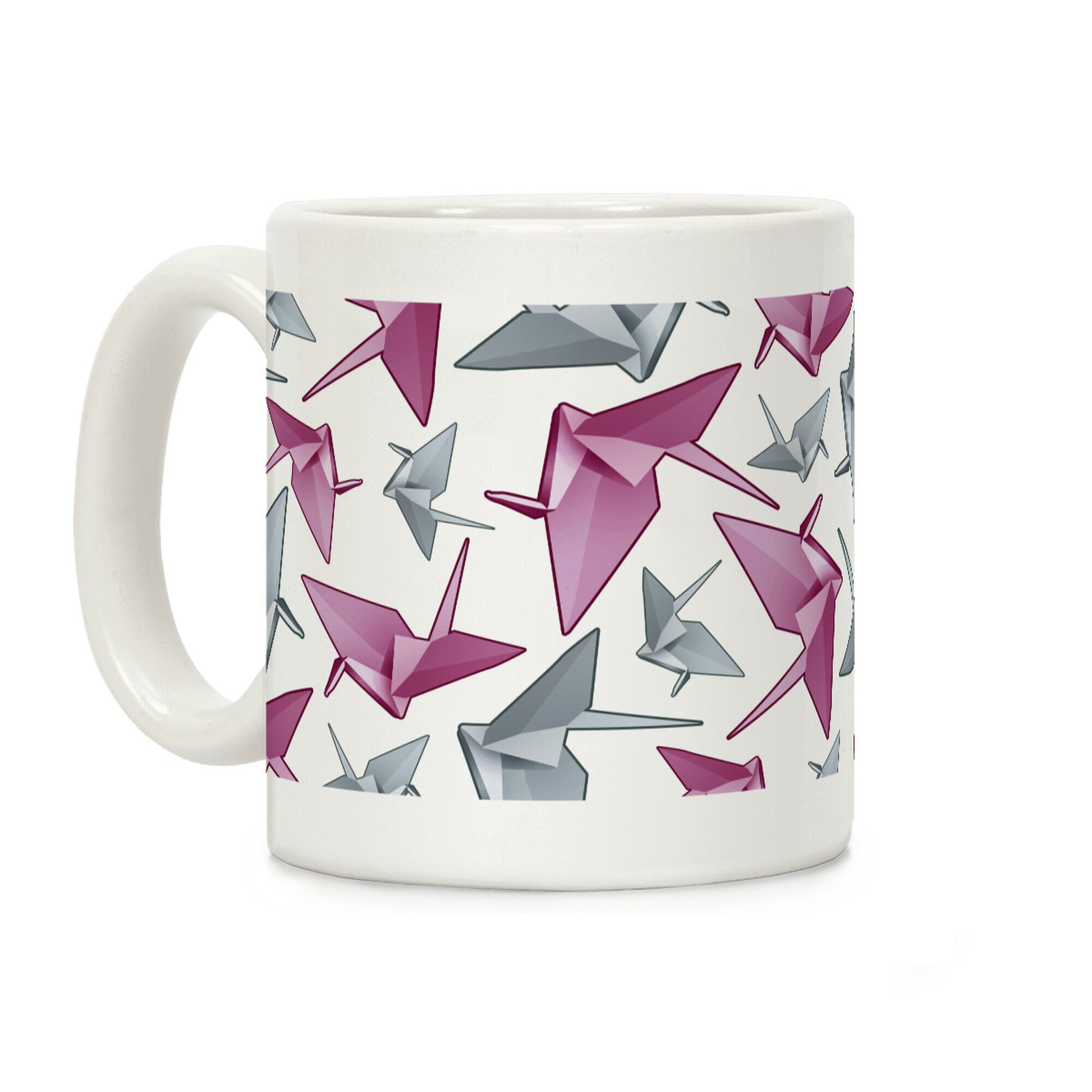 Origami Paper Crane Coffee Mug