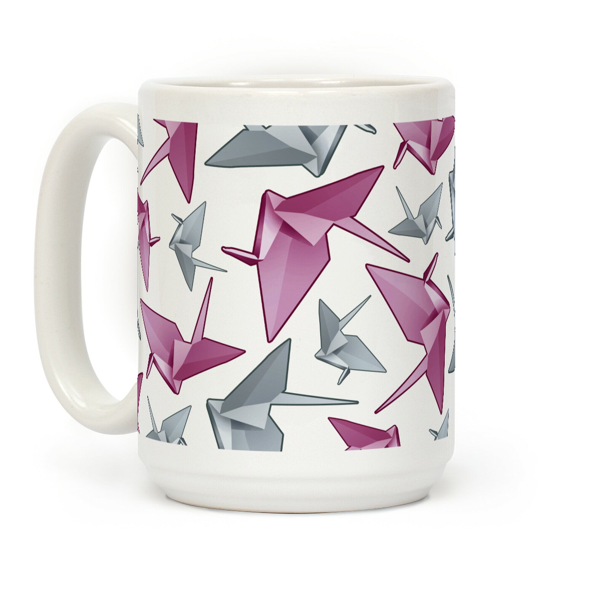 Origami Paper Crane Coffee Mug