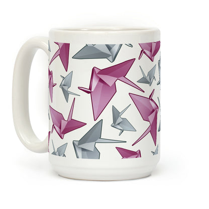 Origami Paper Crane Coffee Mug