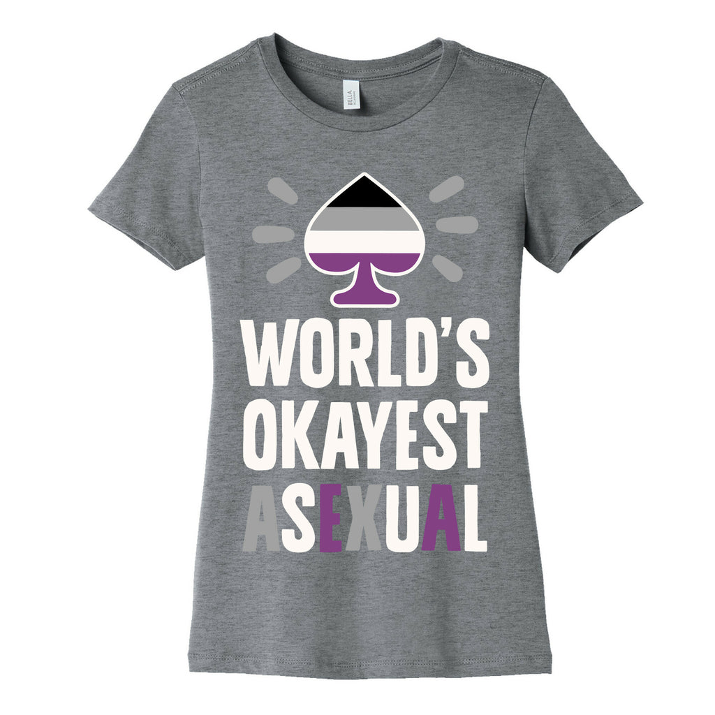 World's Okayest Asexual Women's Cotton Tee