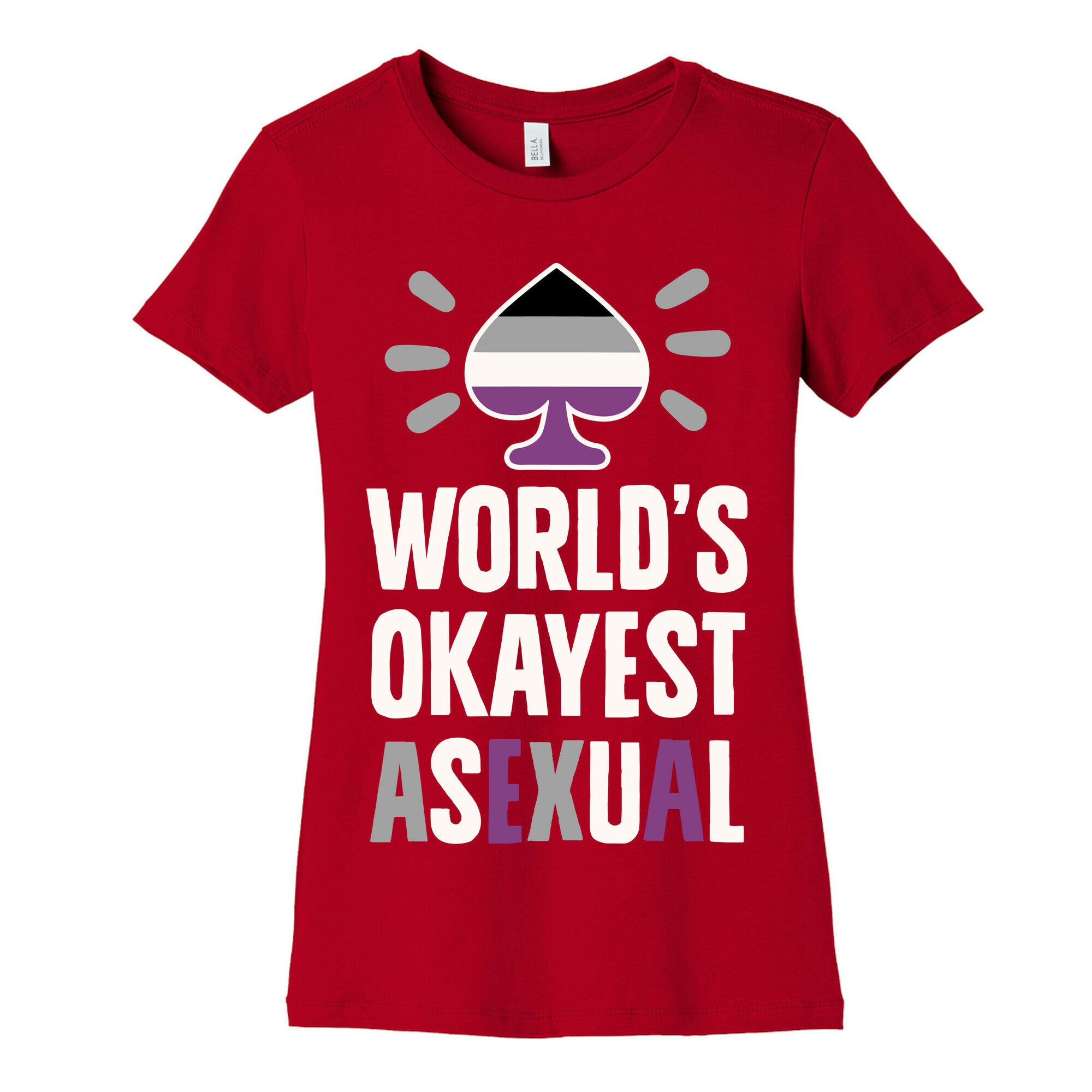 World's Okayest Asexual Women's Cotton Tee