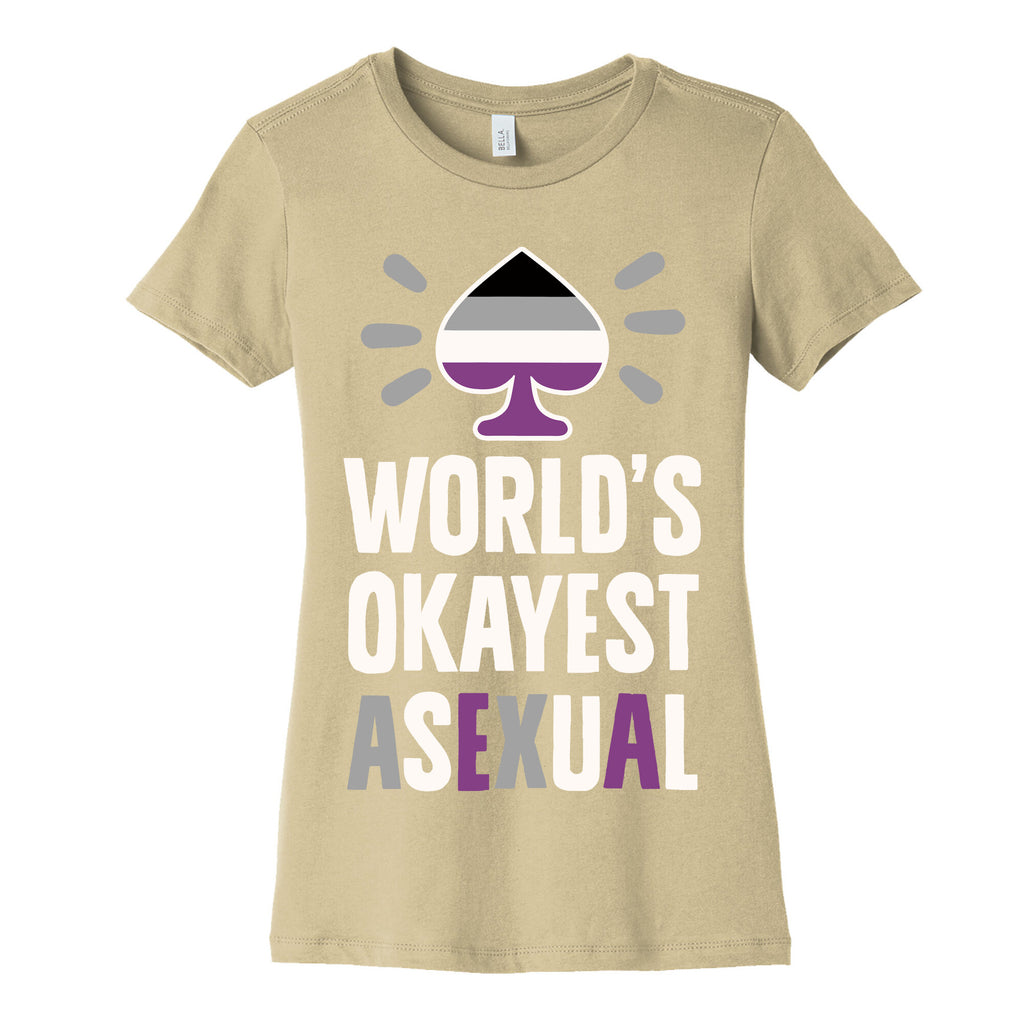 World's Okayest Asexual Women's Cotton Tee