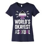 World's Okayest Asexual Women's Cotton Tee