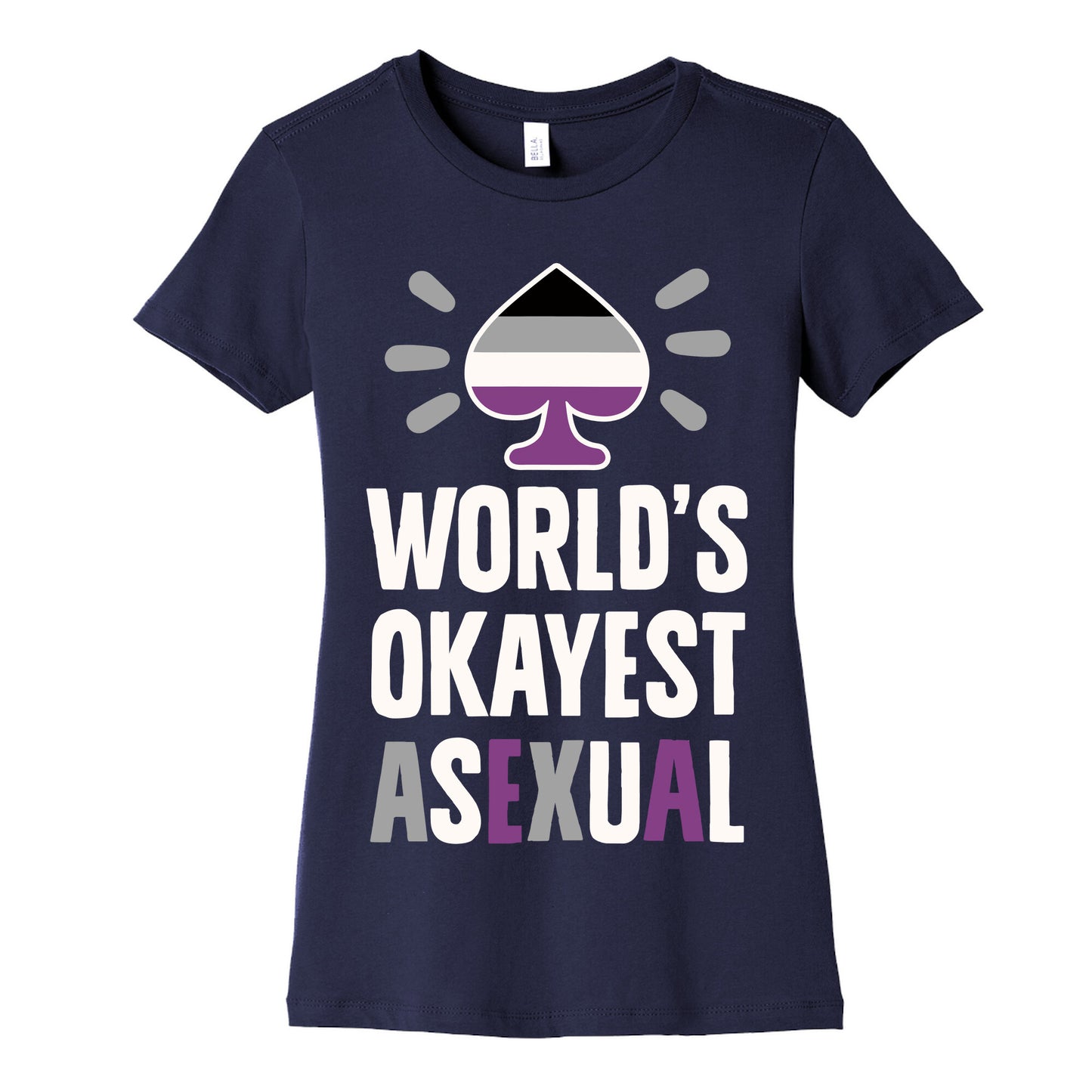 World's Okayest Asexual Women's Cotton Tee