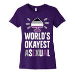 World's Okayest Asexual Women's Cotton Tee