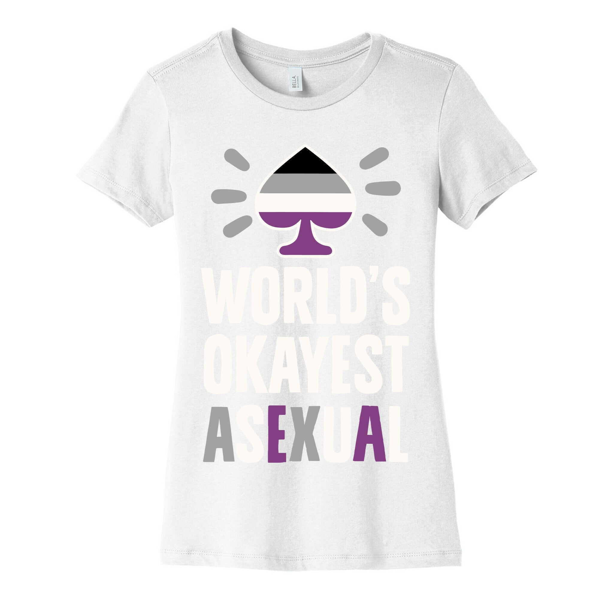 World's Okayest Asexual Women's Cotton Tee