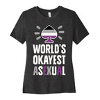 World's Okayest Asexual Women's Cotton Tee