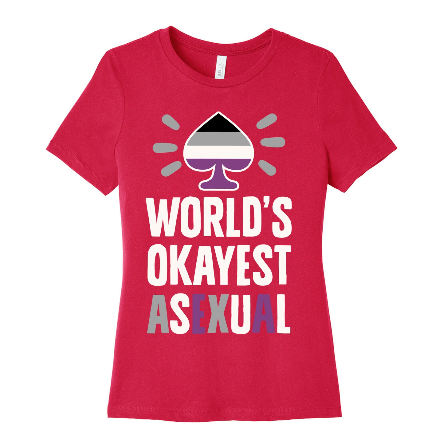 World's Okayest Asexual Women's Cotton Tee