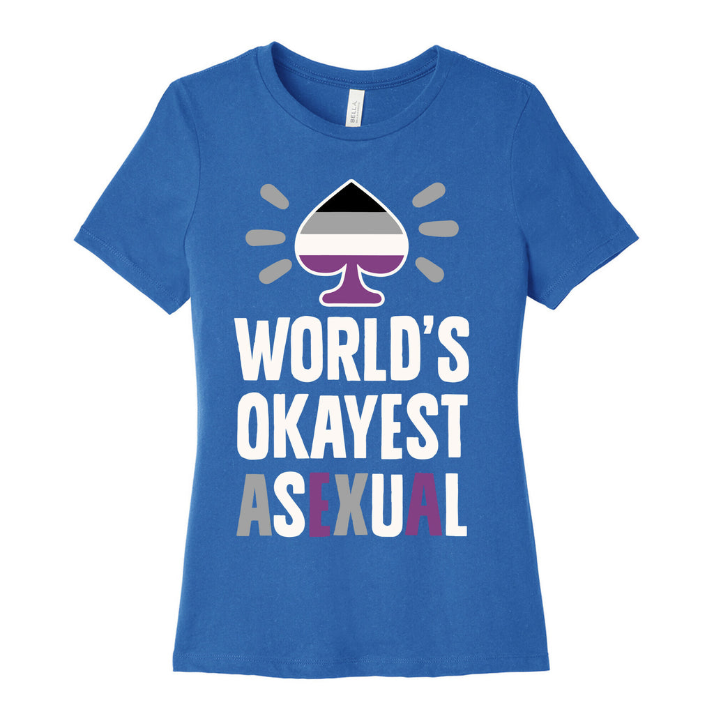 World's Okayest Asexual Women's Cotton Tee