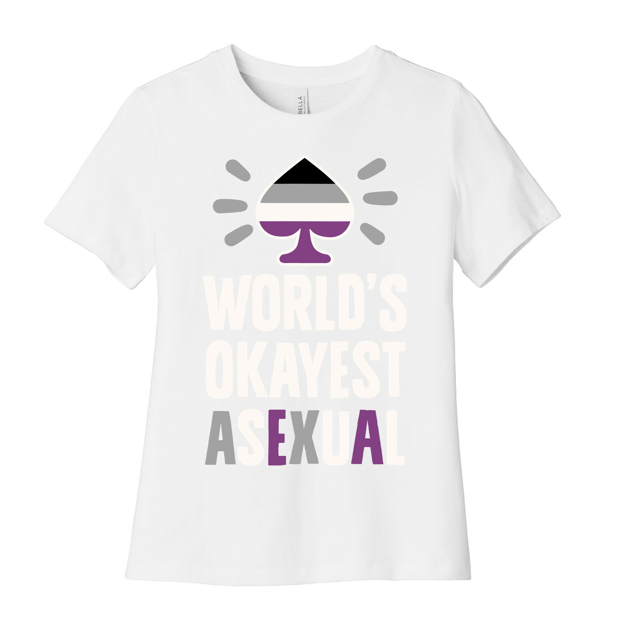 World's Okayest Asexual Women's Cotton Tee
