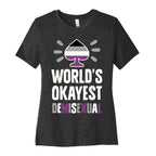 World's Okayest Demisexual Women's Cotton Tee