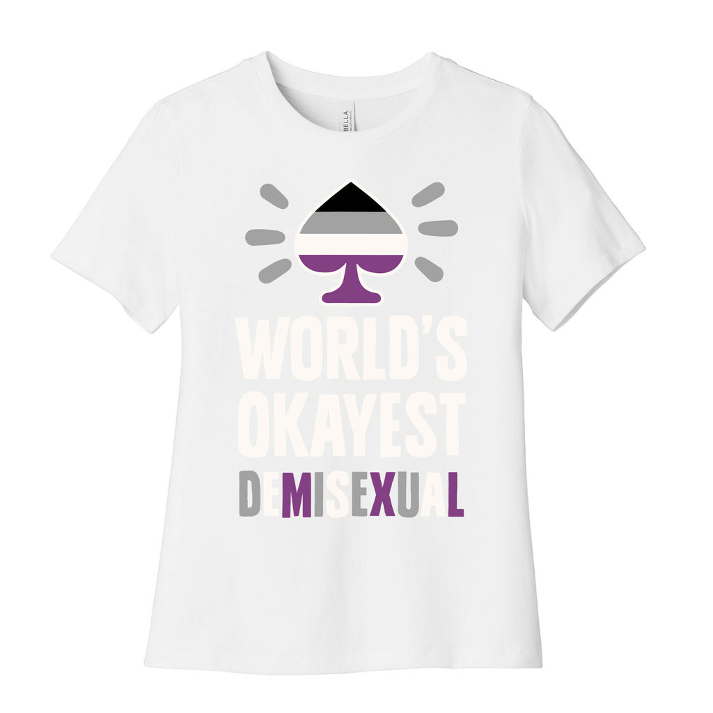 World's Okayest Demisexual Women's Cotton Tee