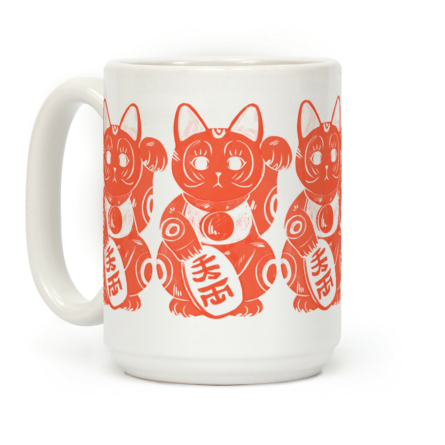 Japanese Lucky Cat Coffee Mug